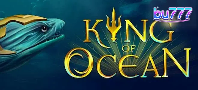 Interface de jogo do título King of Ocean com canhões subaquáticos e criaturas marinhas